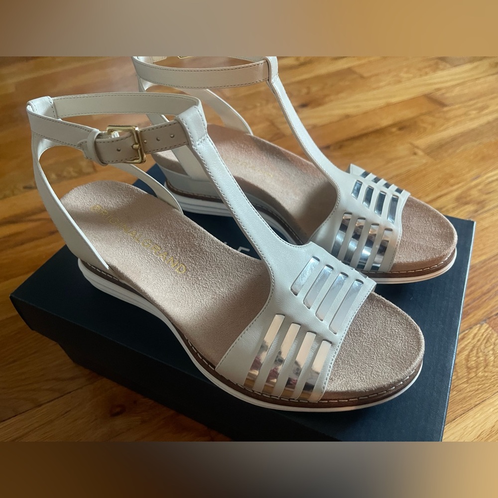 Cole Haan shoes / Original Grand Leather Huarache Sandal / Size 7 / White